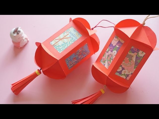 教你自制简单好看的小灯笼，几张纸完成！| Homemade pretty little lanterns, just a few sheets of paper!