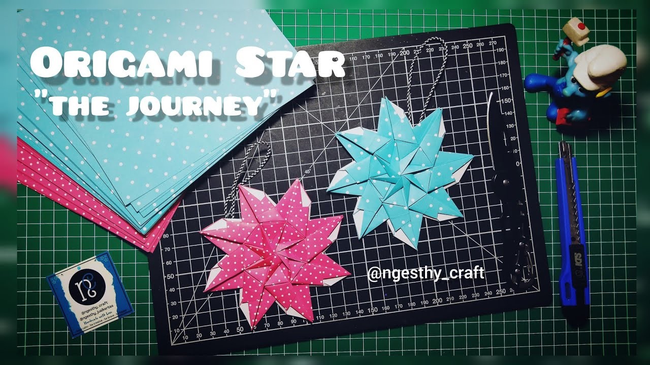 Tutorial Origami Star - The Journey Star by Ngesthy Craft