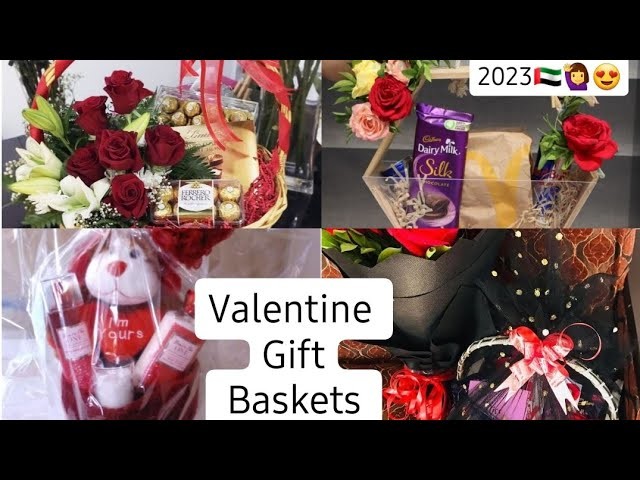 Valentine Day Cute Gift Baskets ideas 2023 ||Easy & Quick DIY || Valentine Flowers????????‍♀️