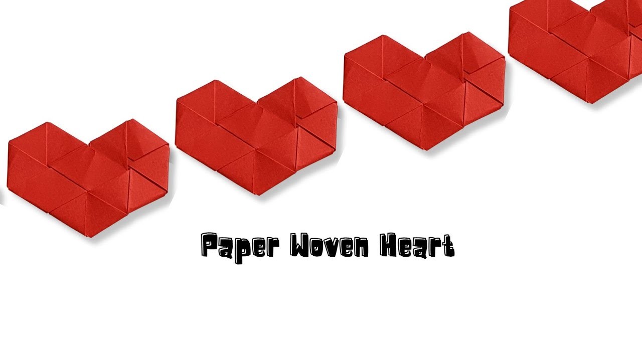Valentine's Decoration Paper Heart Tutorial - Easy DIY craft -  Easy Origami for Beginners 2023