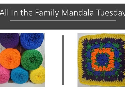 All in the Family Mandala & Circle Fall Mandala Tuesday CAL #mandala #crochet #yarnyfibersisters