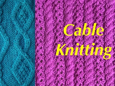 Cable Knitting - How to Knit Twist Patterns @julibolton
