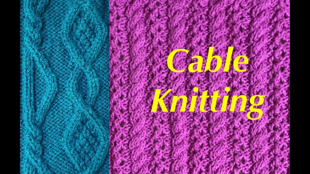 Cable Knitting - How to Knit Twist Patterns @julibolton