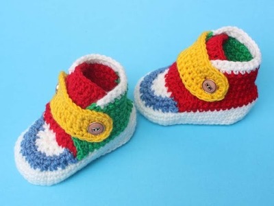 Crochet Baby Booties - Crochet Flaps Sneakers Shoes - New 2022 Baby Flap Converses SHOES