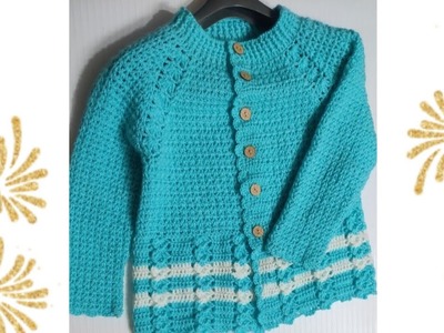 Crochet beautiful front open cardigan  38". 40".XL .Size. साड़ी पर पहनने वाला खूबसूरत फुल कार्डिगन।