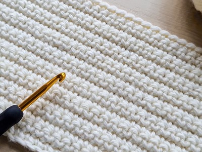 Crochet for ABSOLUTE BEGINNERS! ???????? ✅ SUPER EASY Crochet Pattern for Baby Blankets, Sweaters and Bags