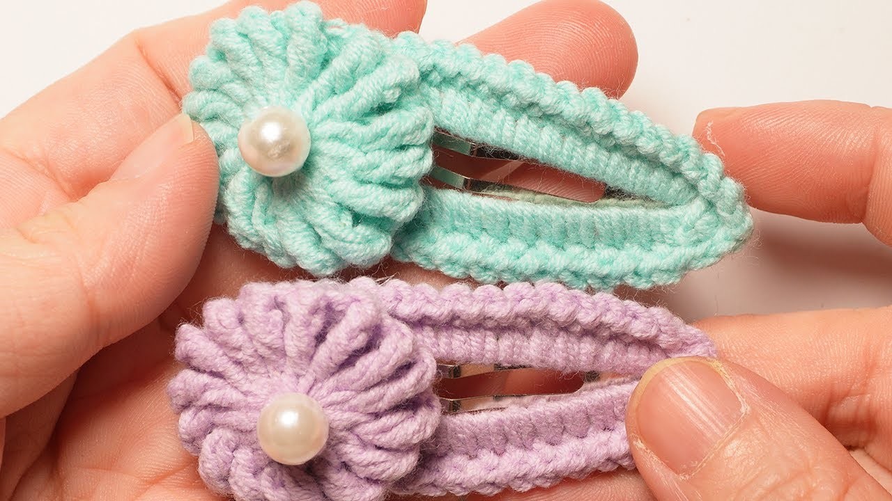 Crochet Hair Clip Episode 3 | Make Money Selling Crochet Item On Etsy Online Shop | Easy Crochet