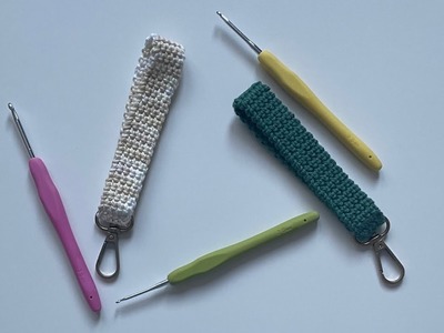 Crochet - Key Lanyard.Keyring Lanyard.Key Holder - Thermal Stitch