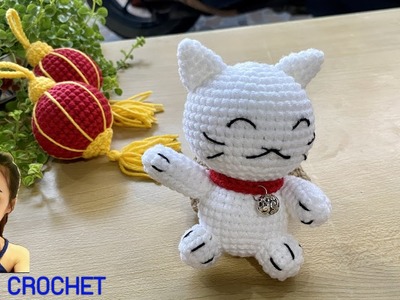 Crochet Lucky Cat | Amigurumi lucky cat | Amigurumi crochet | Crochet cat