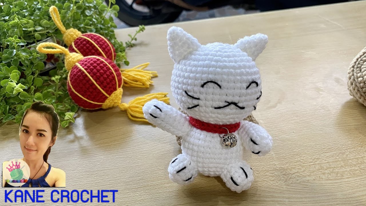 Crochet Lucky Cat | Amigurumi lucky cat | Amigurumi crochet | Crochet cat