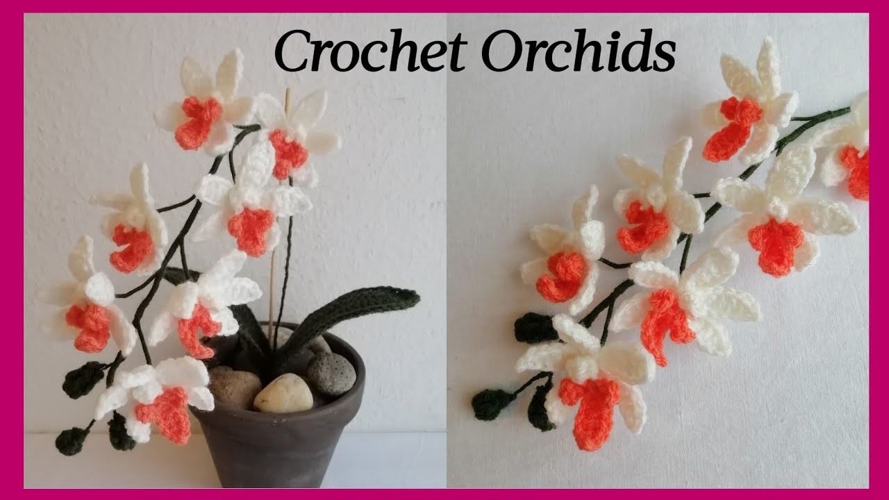 Crochet Orchids Different Variety