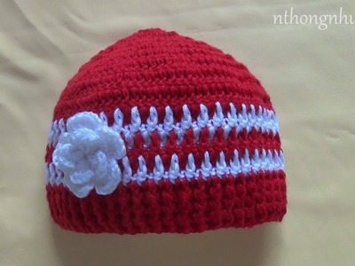 [ENG SUB] Crochet baby hat. Gorro facil de ganchillo con punto elastico. Crochet Hat With Joyce