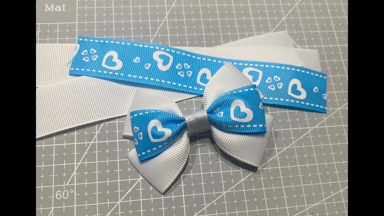 Hair bows tutorial - Making hair bows with Dreambows - 25mm ribbon