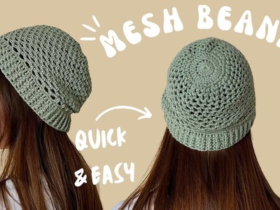 How to crochet a beanie for beginners