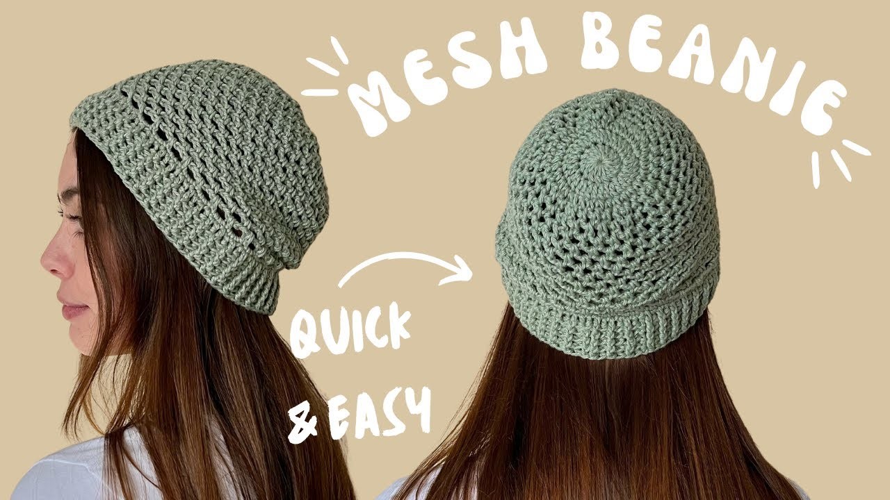 How to crochet a beanie for beginners