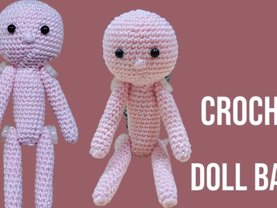 How to Crochet a Moveable Doll Base (Tutorial)
