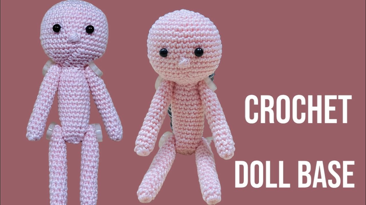 How to Crochet a Moveable Doll Base (Tutorial)