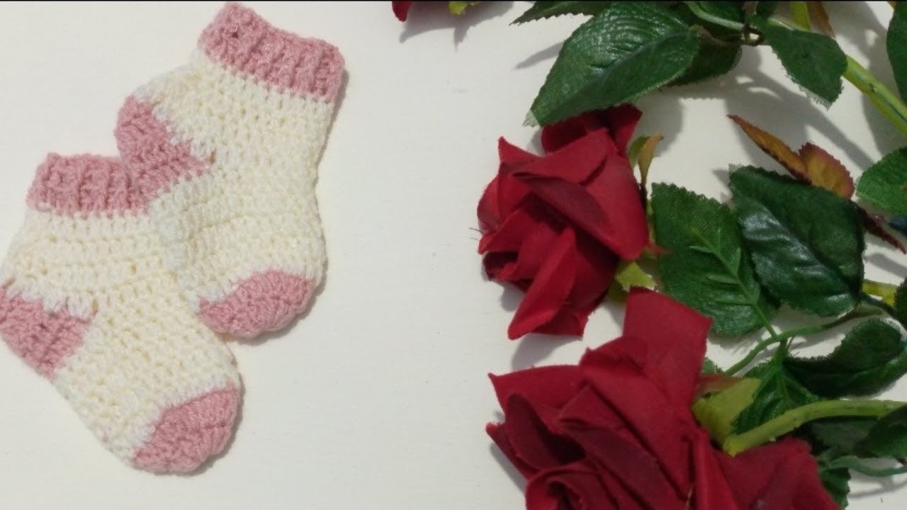 How to crochet baby socks|step by step|quick and easy||@sheeptostich