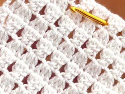 ????How to do crochet knitting for beginners ???????? Crochet baby blanket