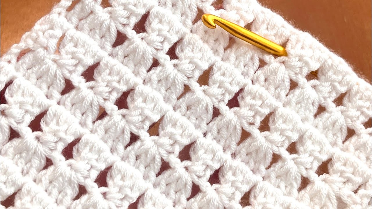????How to do crochet knitting for beginners ???????? Crochet baby blanket