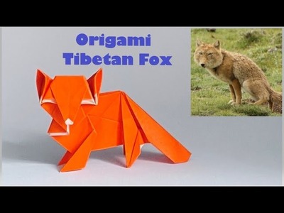 How to make a cute origami fox, step by step tutorial