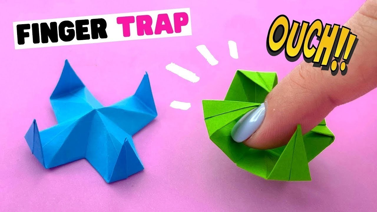 How to make Finger trap with paper _ Paper  Finger trap tutorial