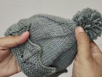 Knitting Crown cap || How to knit cap with crown || Cap for your prince || In urdu.