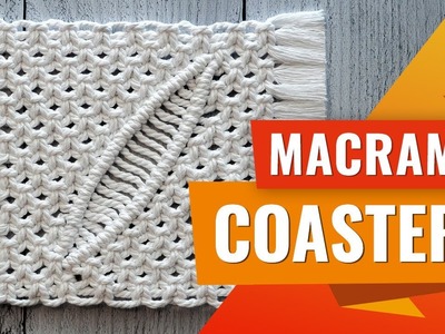 Macrame Coaster Tutorial | Macrame DIY | Macrame Coasters Patterns