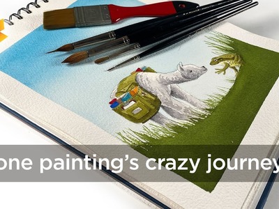 One painting's crazy journey: inspiration, mistakes, creation