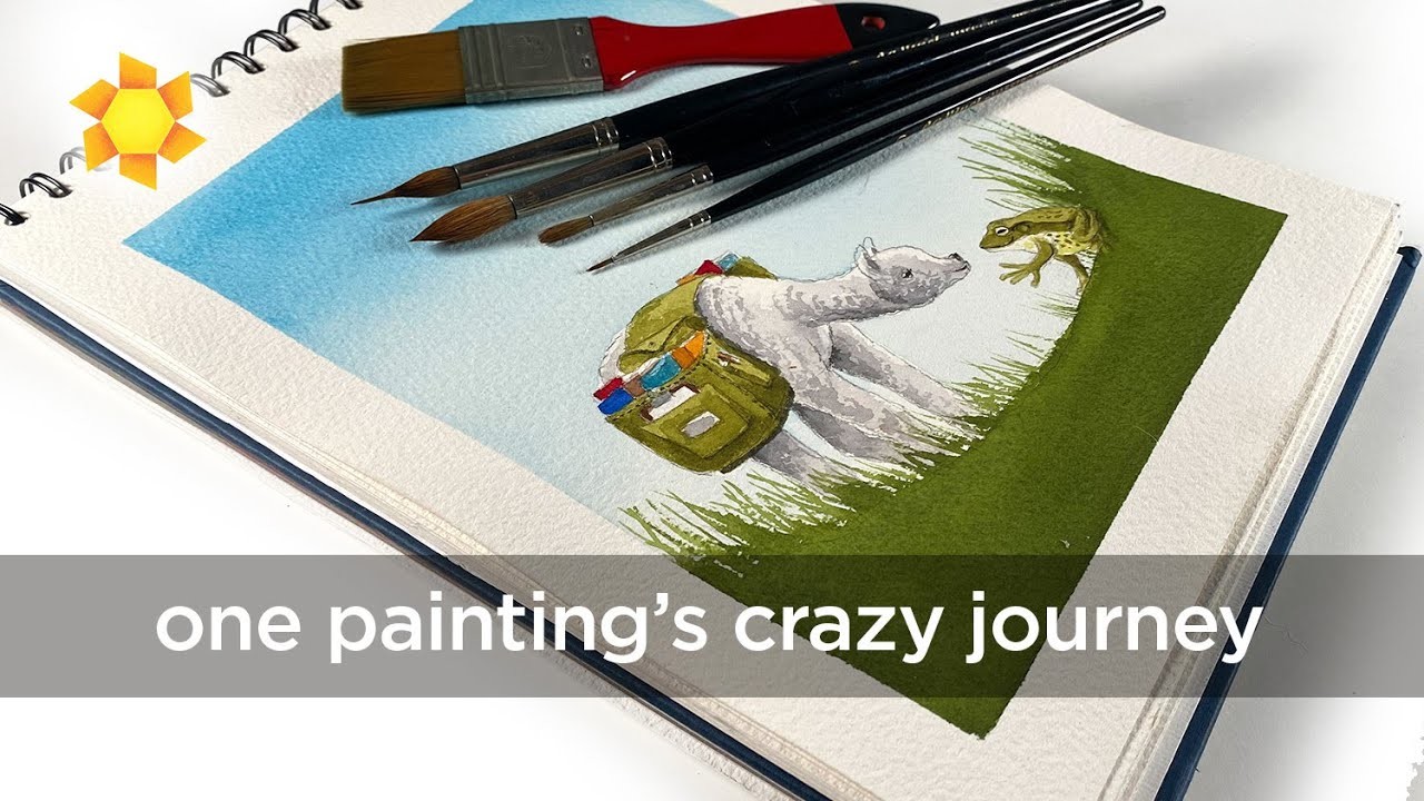One painting's crazy journey: inspiration, mistakes, creation