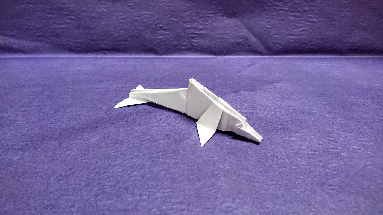 Origami Dolphin Easy | How To Make Dolphin Easy Origami Tutorial