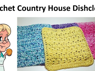 Quick and Easy Country House Dishcloth Tutorial - #MakeitPremier