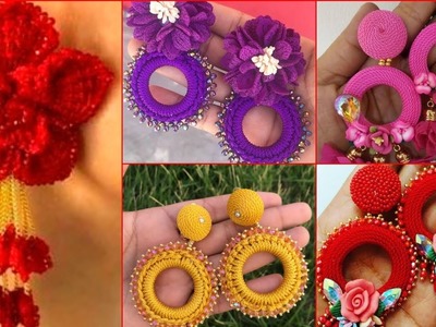 Round Boho Chic Crochet Earrings Designs 2023