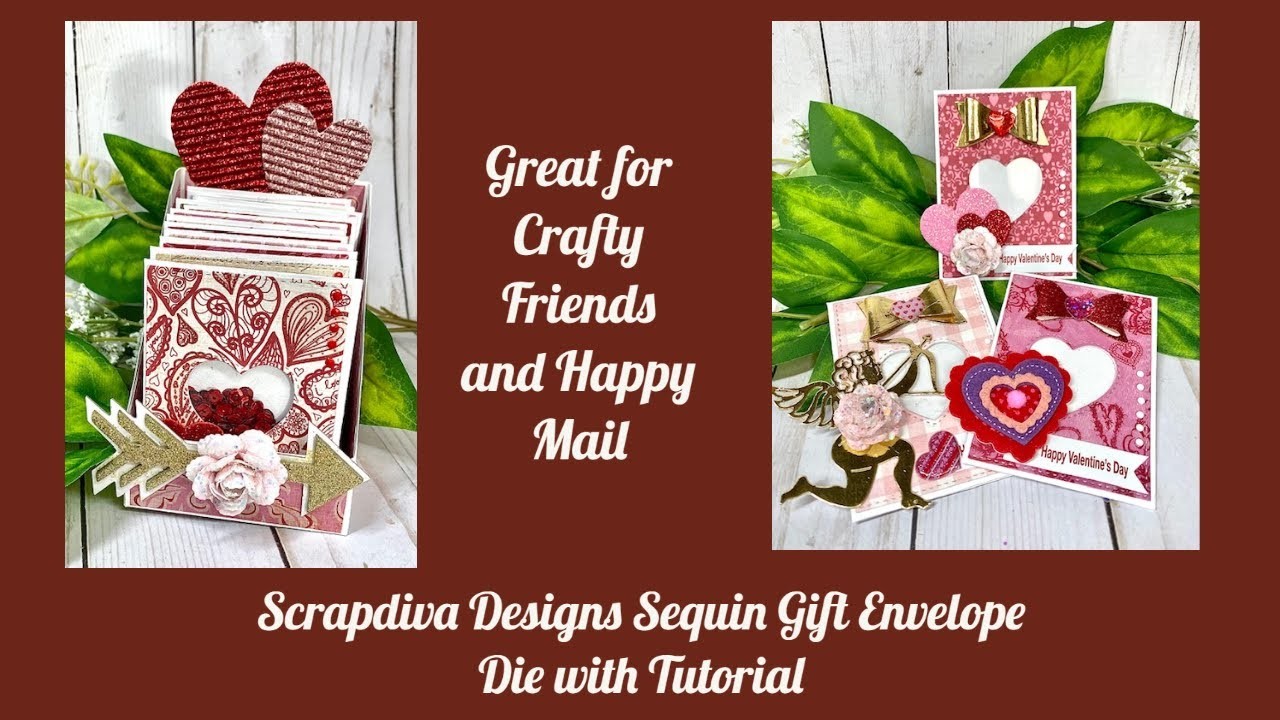 Scrapdiva Designs Sequin Gift Envelope with ProjectTutorial @ScrapDiva29