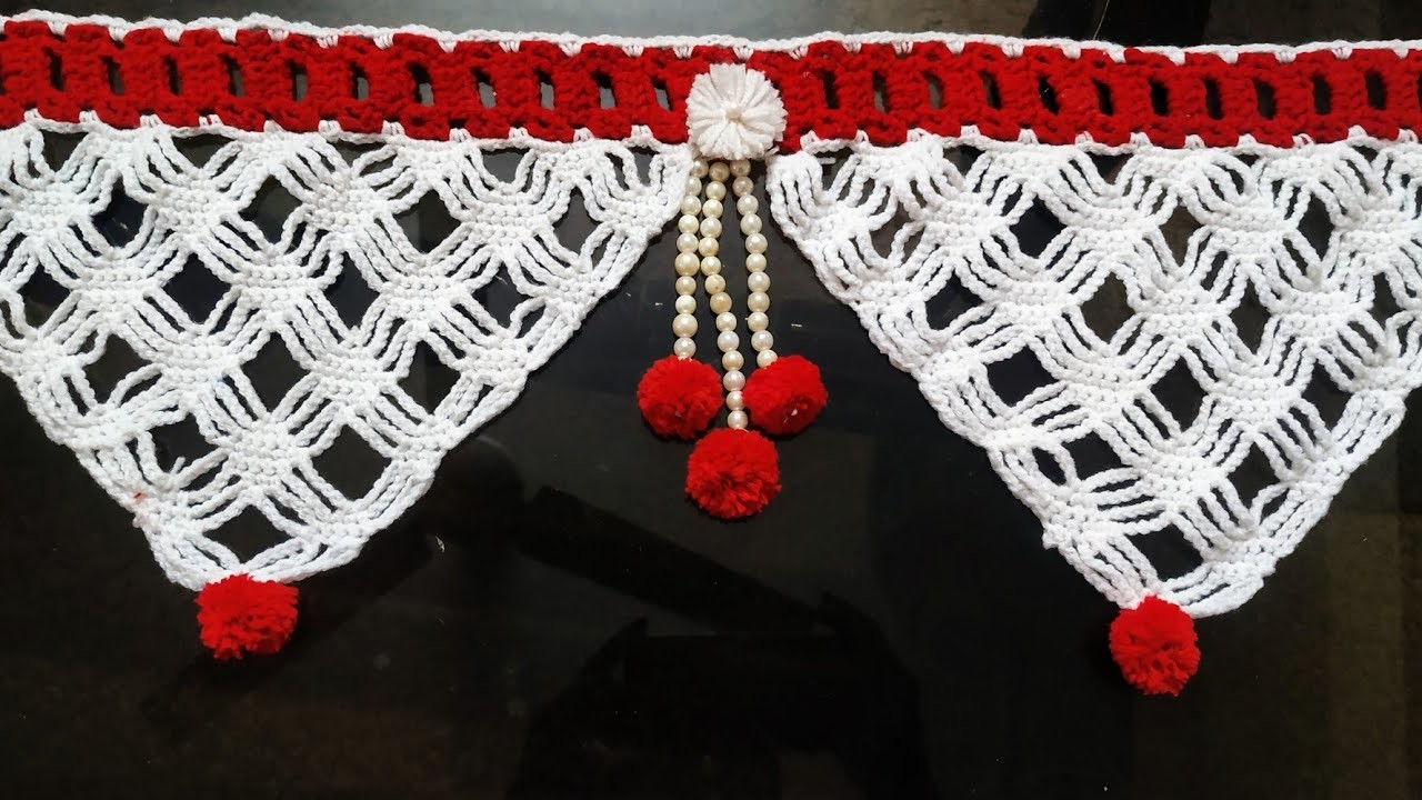 So easy so beautiful toran ????how to crochet very easy door hanging #Wowcreation