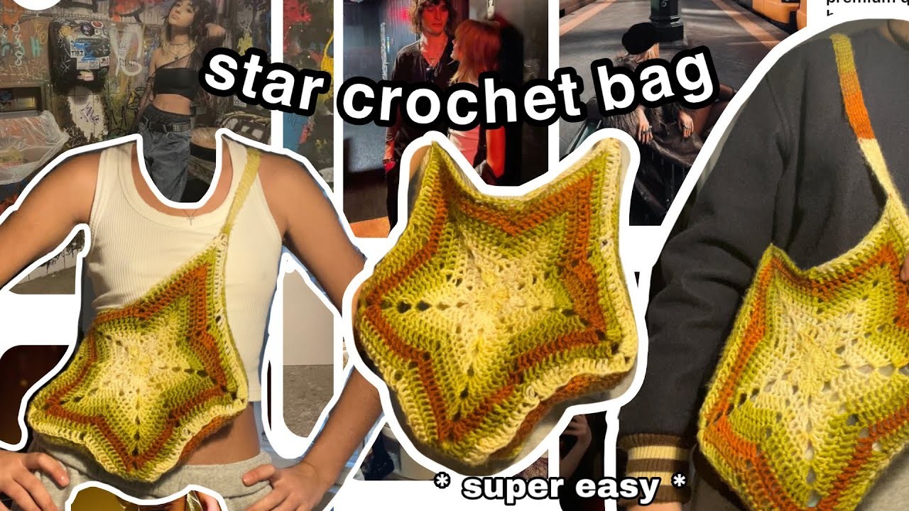 ⭐️ Star shape bag crochet ☆????