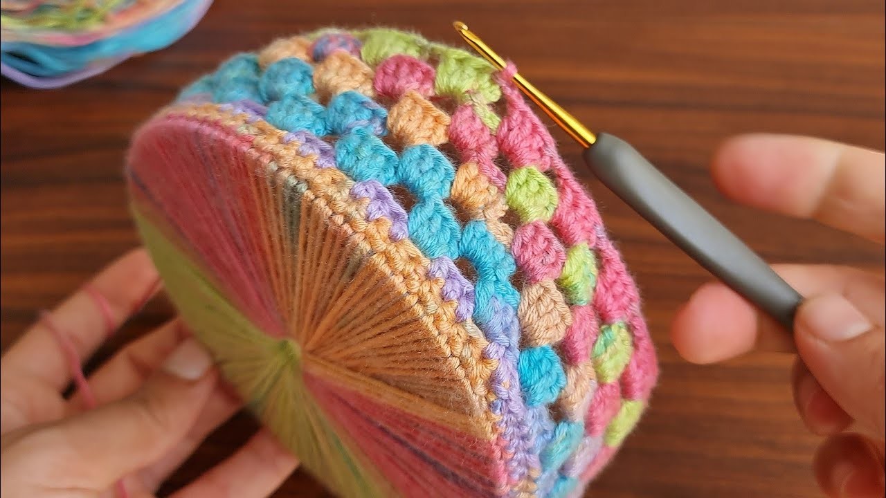 ‼️Super‼️easy beautiful crochet idea knitting ,Knitting, box, basket, decorative model on cd.