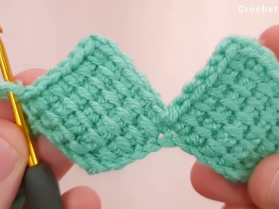 Wow! I found this awesome crochet stitch for you!- Super Easy Tunisian Knitting Baby Blanket