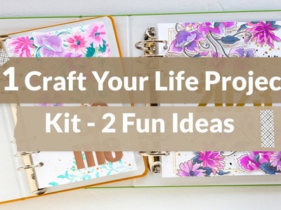 2 Colorful Ideas from  1 Craft Your Life Project Kit  |  Inspired By A Card with Nathalie