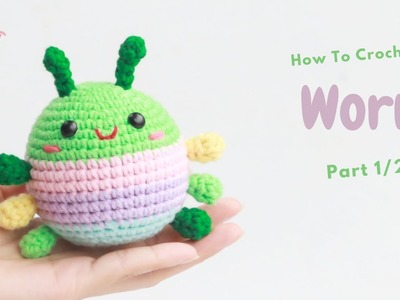 #207 | Amigurumi Worm Free Pattern (1.2) | How To Crochet Amigurumi Animals | @AmivuiStudio