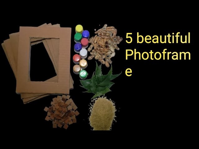 5 Photo Frame Diy Ideas | Handmade Picture Frame Making At Home