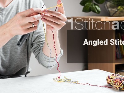 Angled Stitch  -  Learn 1 crochet stitch a day