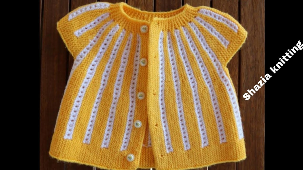 Baby jacket knitting