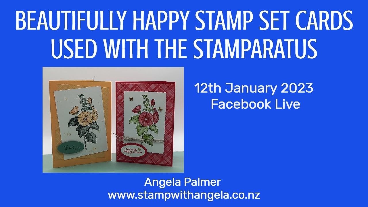 Beautifully Happy Card Used With The Stamparatus