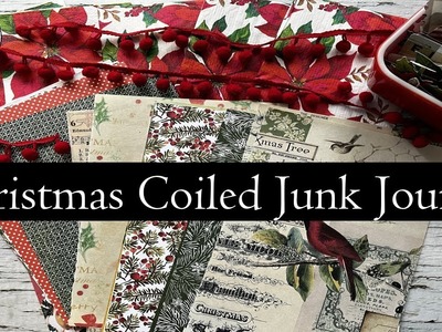 Christmas Coiled Junk Journal | Part 2