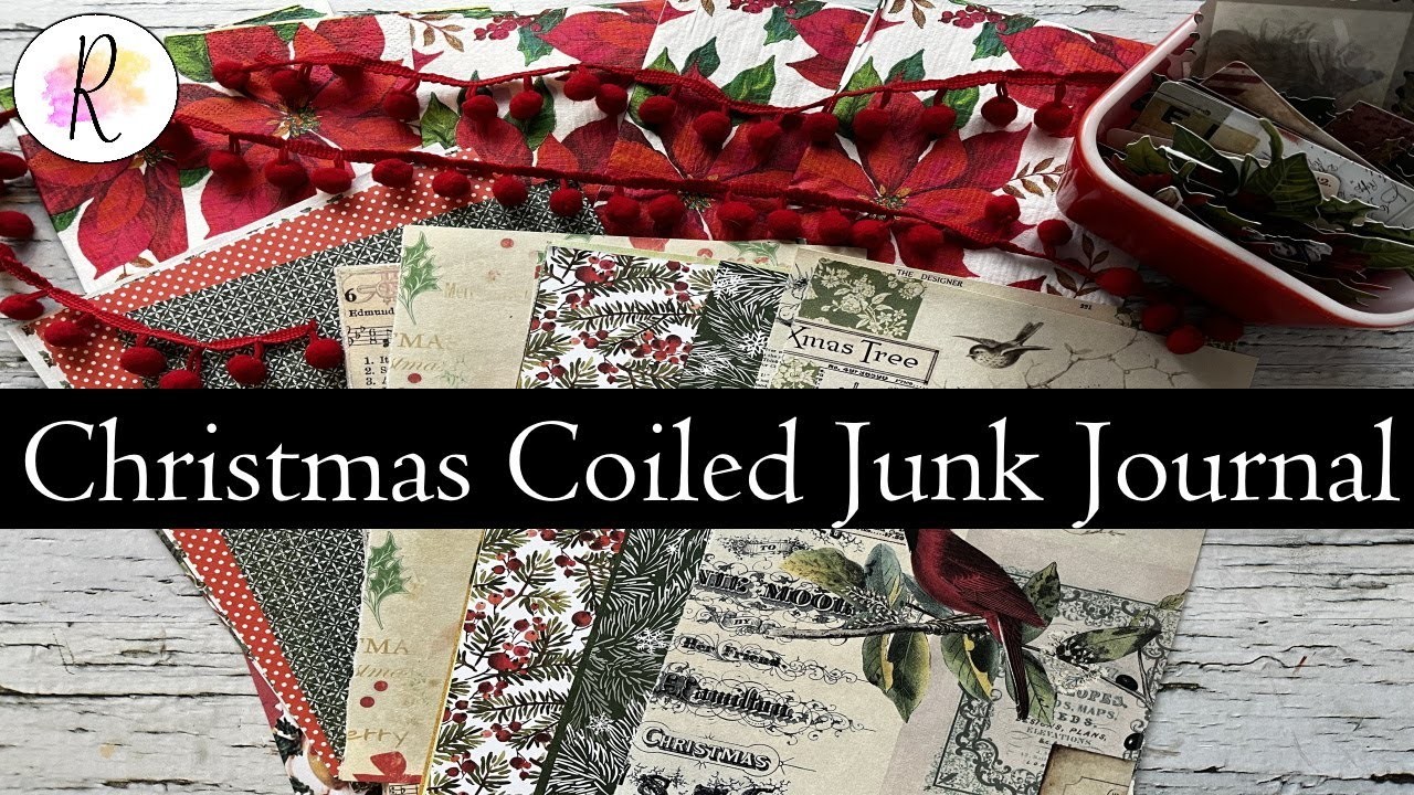 Christmas Coiled Junk Journal | Part 2