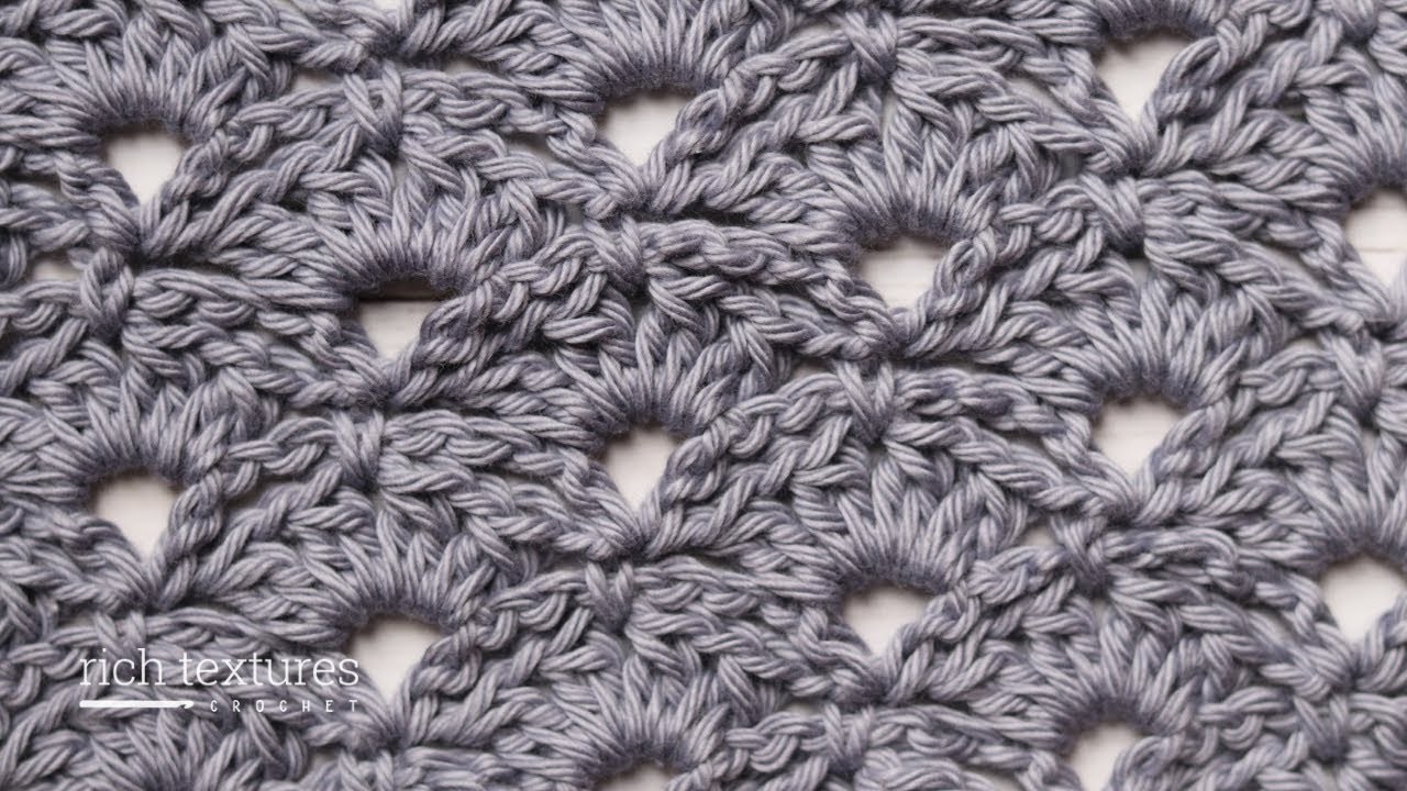 Cluster Shell Stitch | How to Crochet