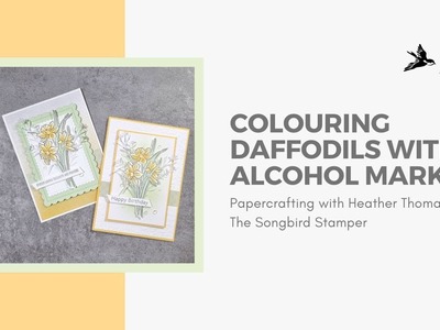 Colouring Spring flowers with Alcohol Markers
