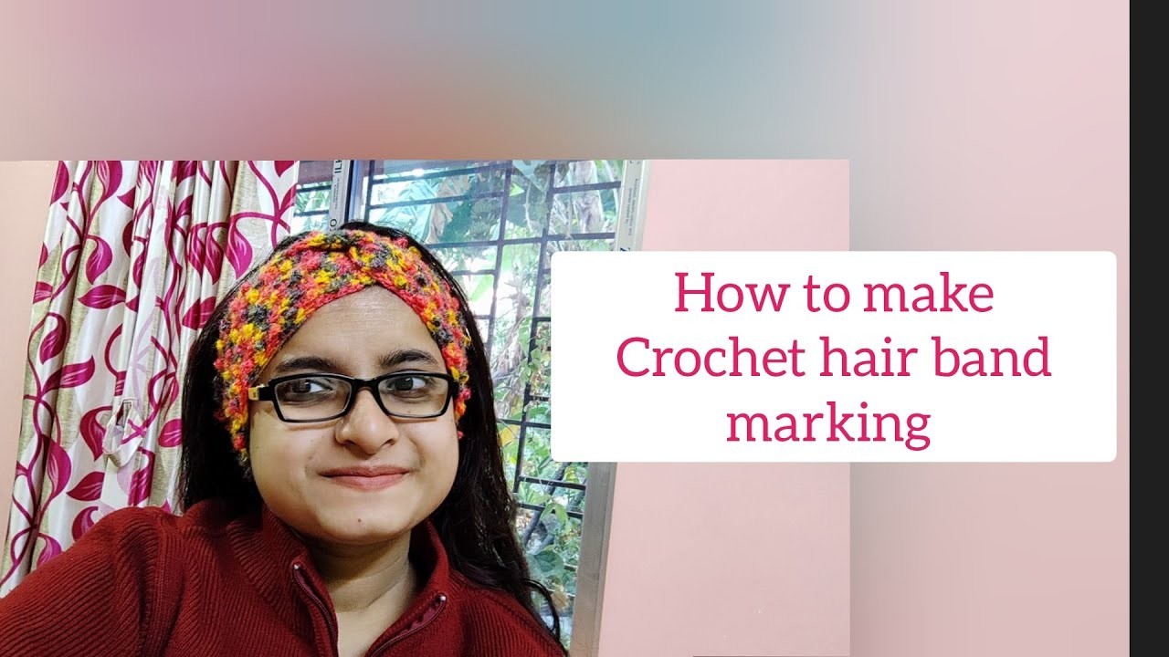 Crochet hair band