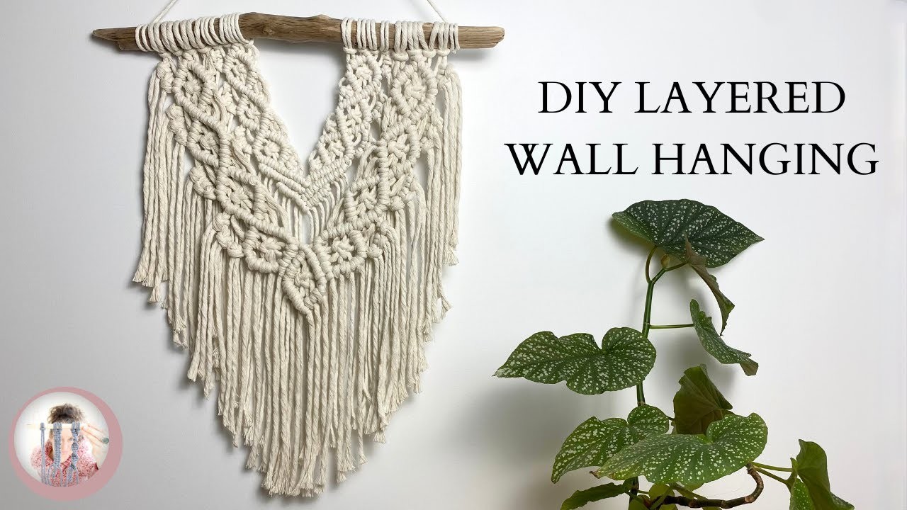 DIY Layered Macrame Wall Hanging